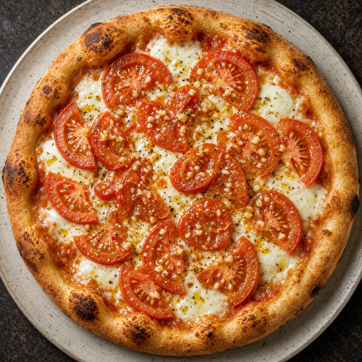 Pizza muzzarella + napolitana